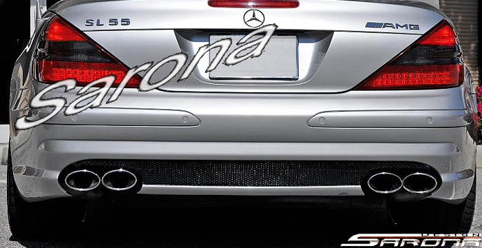 Custom Mercedes SL Rear Bumper  Convertible (2003 - 2012) - $490.00 (Part #MB-008-RB)